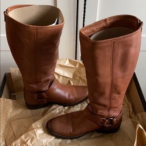 Frye Phillip Harness Tall boots 8M